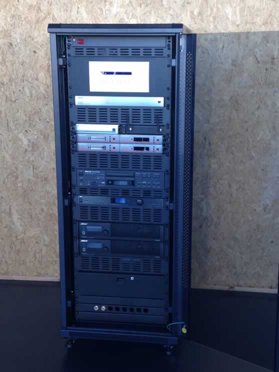 Apparatuur voor atrium in rack