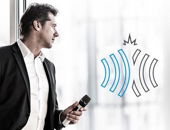 Sennheiser Speechline Digital Wireless beschikt over een automatisch interferentiebeheer.