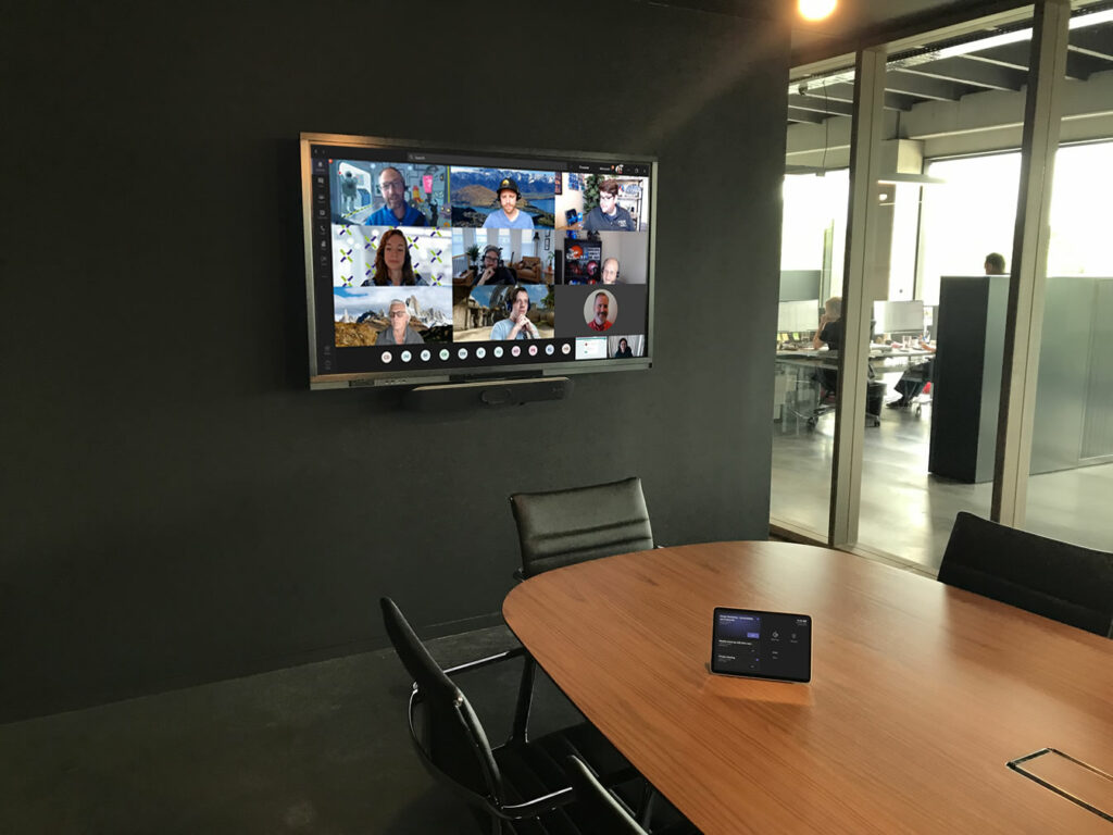 Meeting room voor digitaal vergaderen met Microsoft Teams Rooms